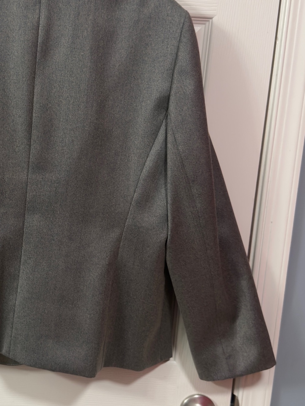 Kasper Gray Three-Button Business Blazer Jacket Plus Size 18 Office Wear Church - Picture 13 of 16